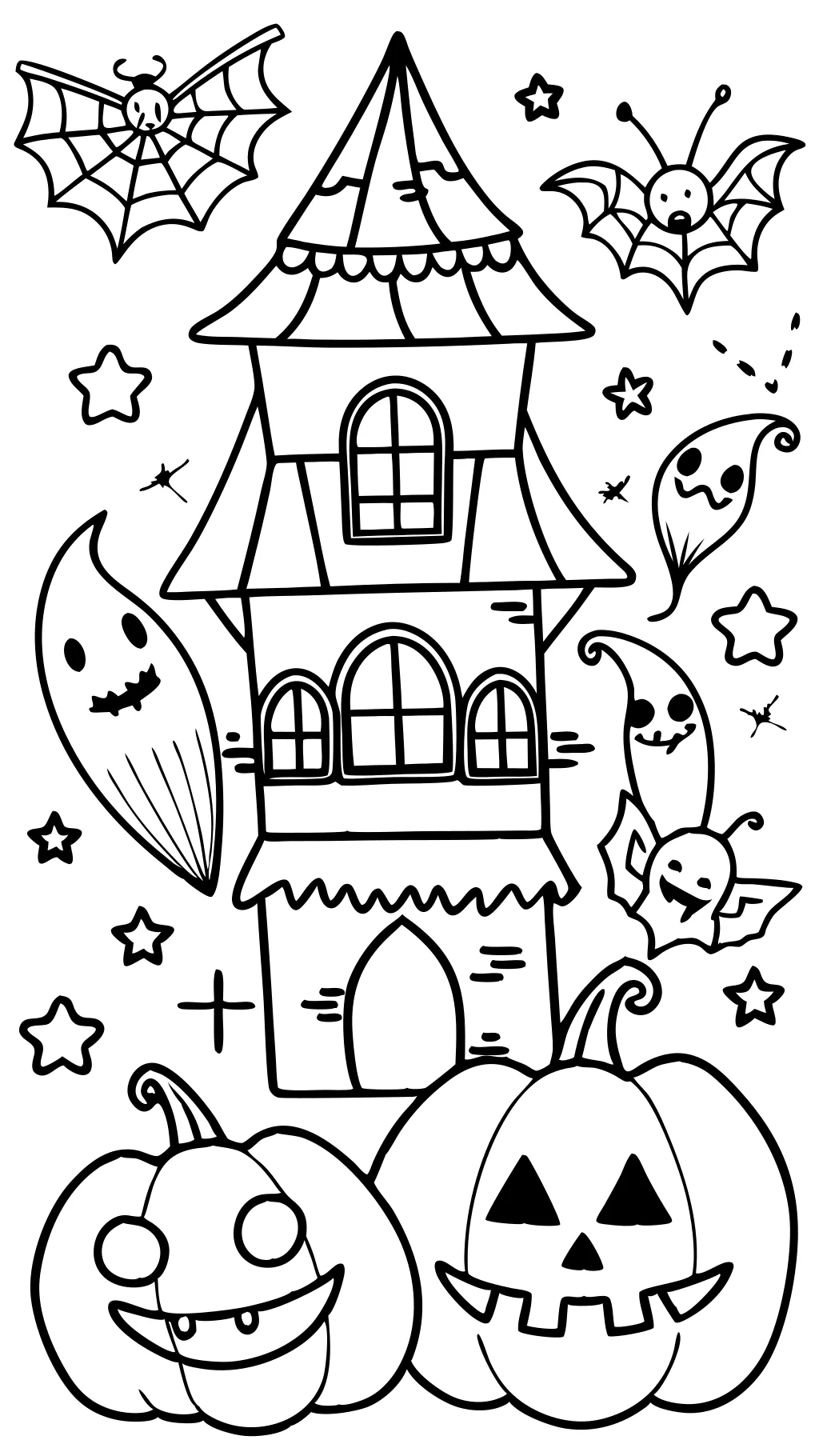 coloring page halloween